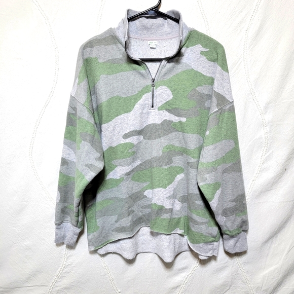 Aerie Sunday Soft Quarter Zip Pullover Sweatshirt Size XSmall - Picture 3 of 6